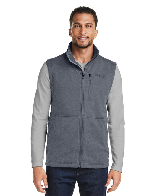 Marmot Men's 100% Polyester Fleece Dropline Vest With Pockets